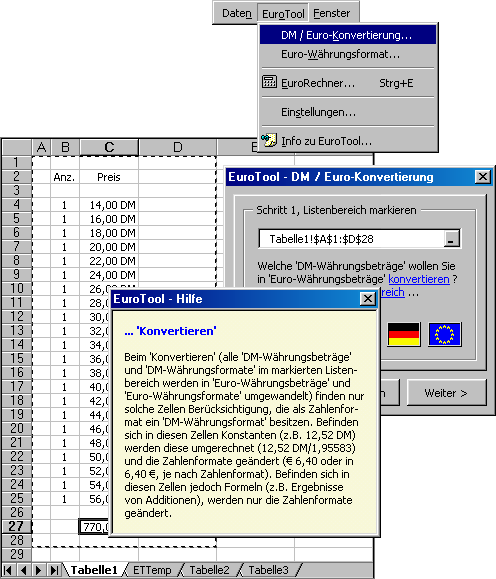 EuroTool-Screenshot