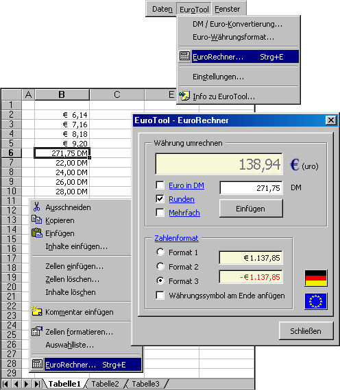 EuroTool-Screenshot